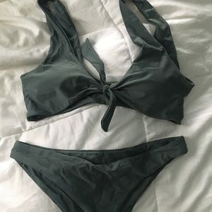 Green bikini
